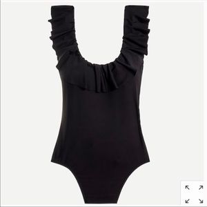 NWT J Crew Ruffle Swimsuit